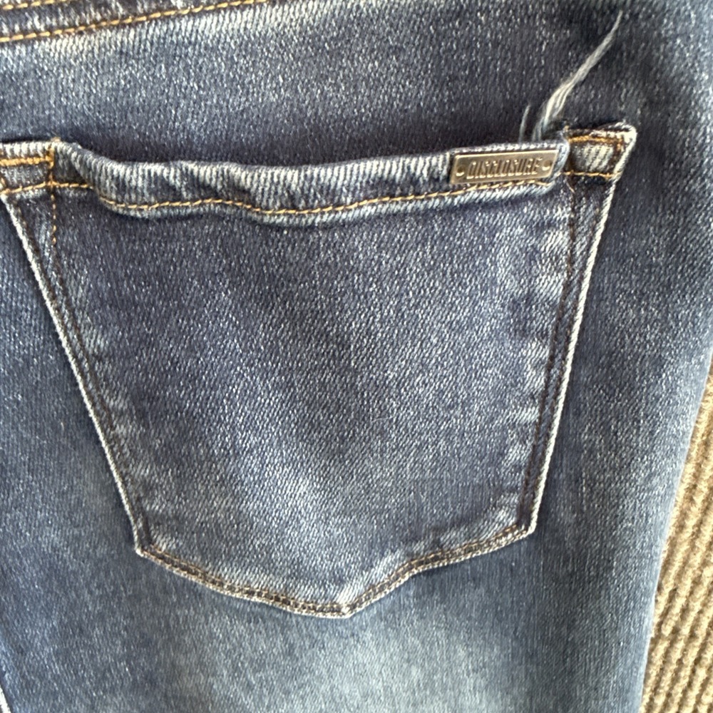Disclosure Womens Wide Leg Jeans 17/33 Dark Wash Denim Trendy Hi Rise‎ - Picture 9 of 9